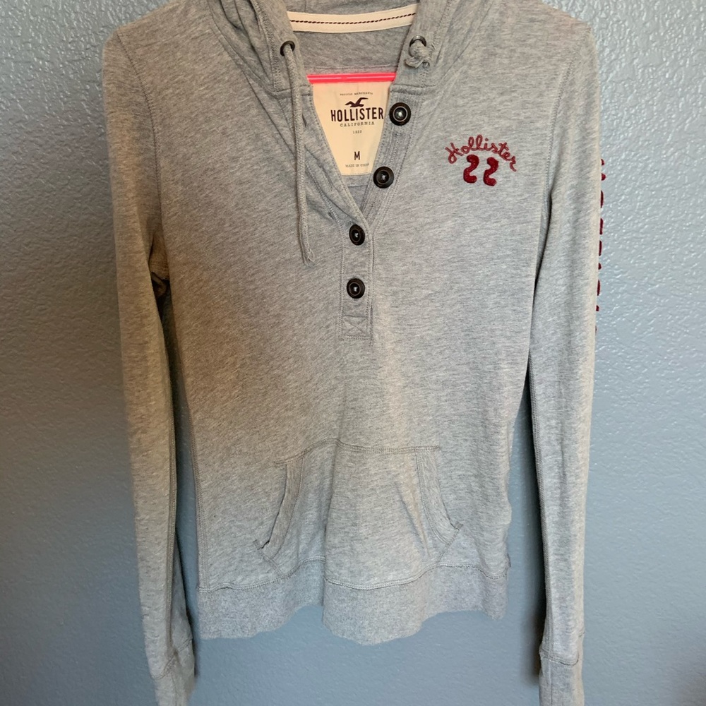 Grey hoodie